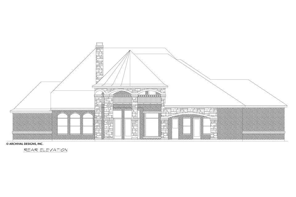 Vatican Floor Plan - Elevation Rear