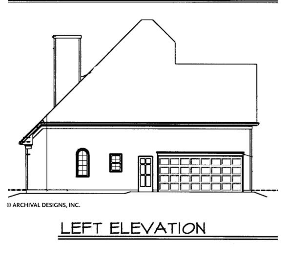 Vidalia House Plan - Elevation Left