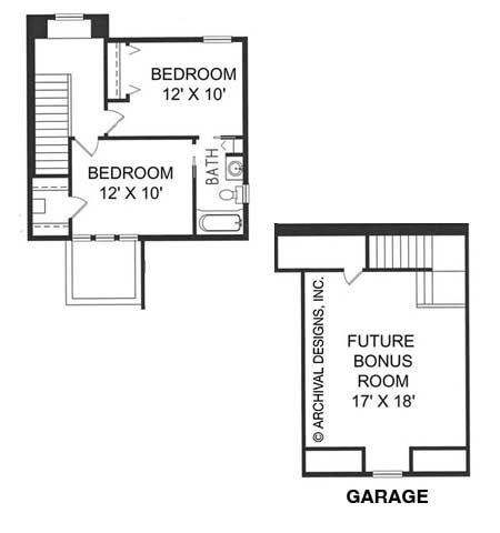 Villoresi House Plan Floor Plan - Second