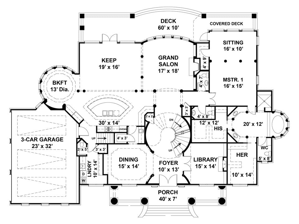 Vinius House Plan Floor Plan - First