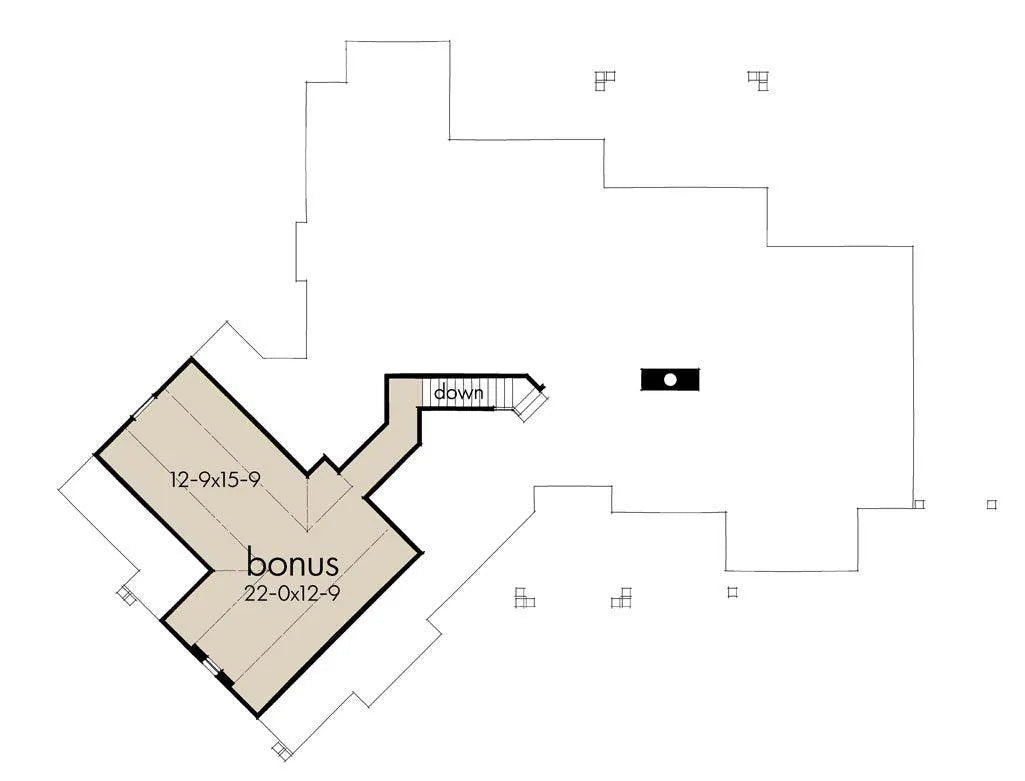 Vita Di Lusso Second Floor Plan - Bonus