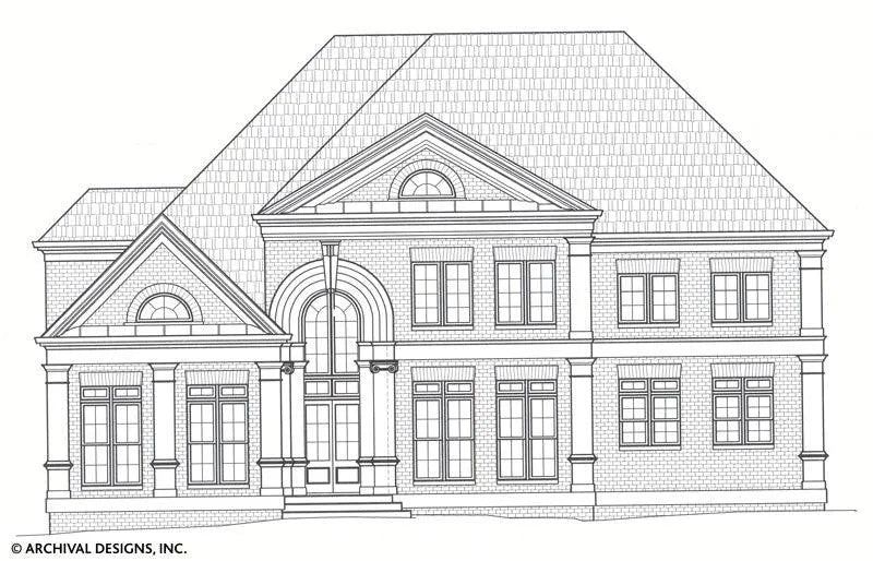 Westlaurel House Plan - Archival Designs House Plans