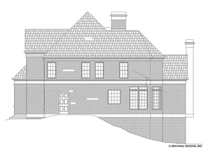 Westlaurel House Plan - Archival Designs House Plans