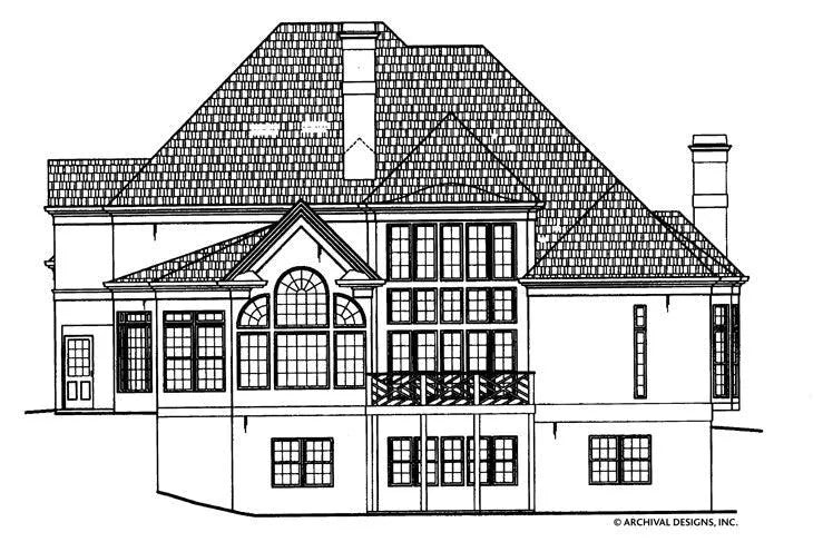 Westover House Plan - Archival Designs House Plans