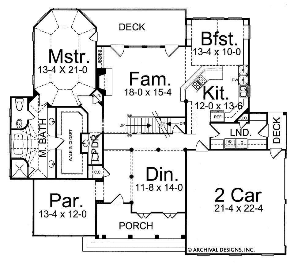 Wheeldon House Plan - Archival Designs House Plans