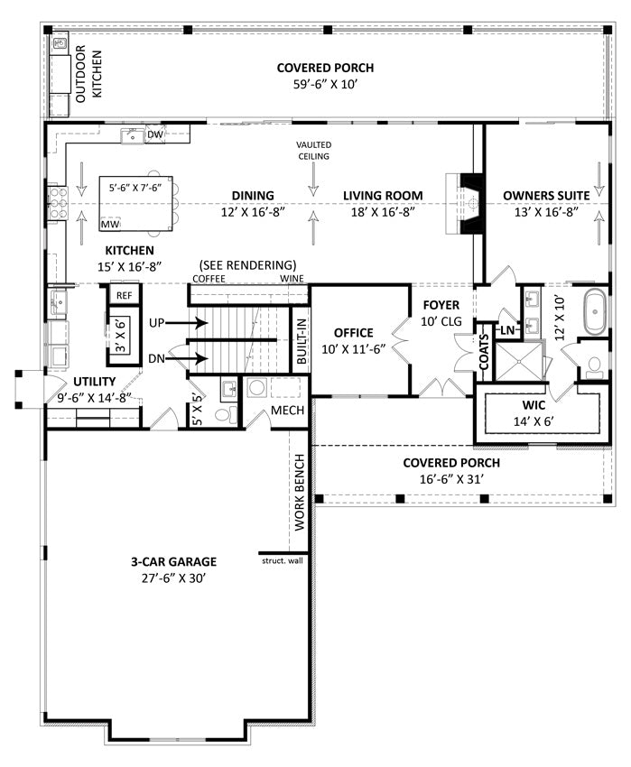 White Lily First Floor Plan
