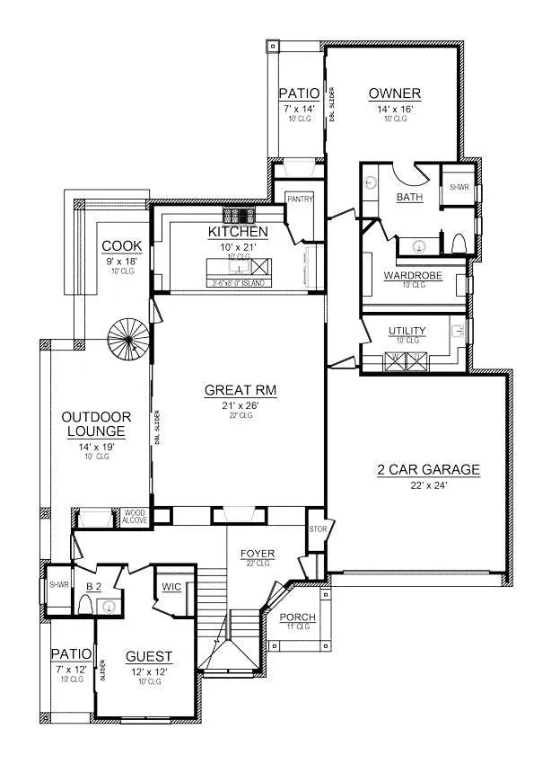 Whitney House Plan - Archival Designs House Plans