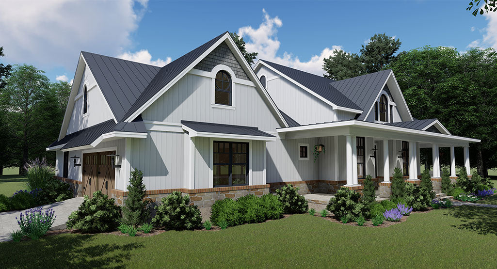 Willow Creek House Plan - Front Left