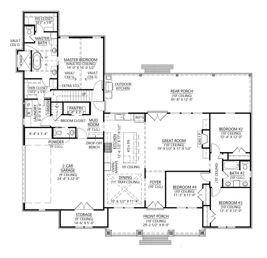 Windsor Creek House Plan | Modern Farmhouse | Country House Plan