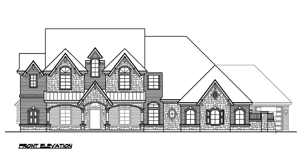 Woodbridge Landing House Plan Elevation Front 