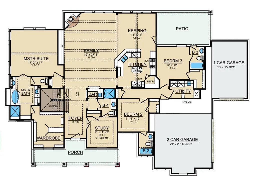 Woodbridge Landing House Plan - Archival Designs House Plans