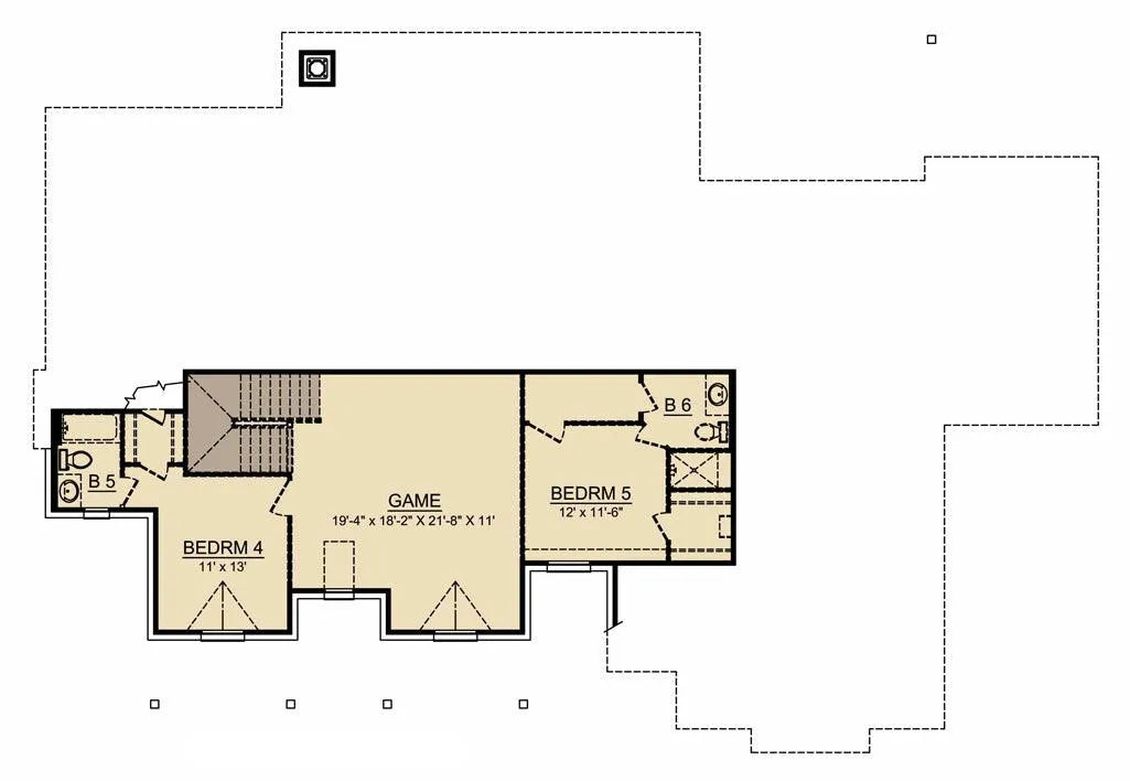 Woodbridge Landing House Plan - Archival Designs House Plans, floor plan