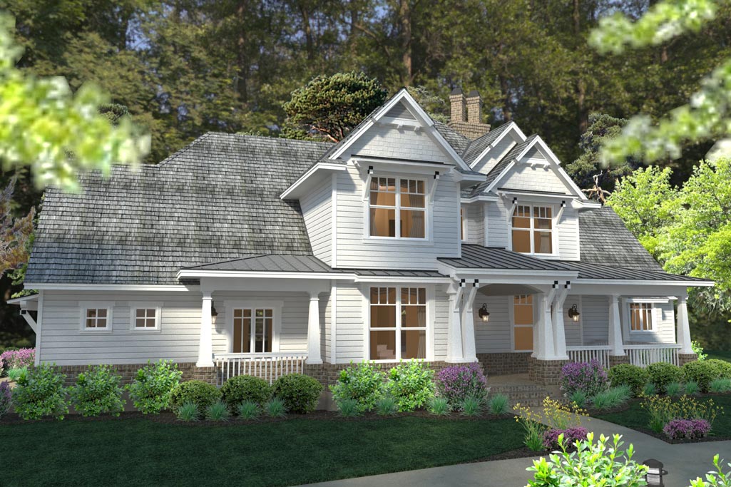 Wyndsong Farm House Plan - Front