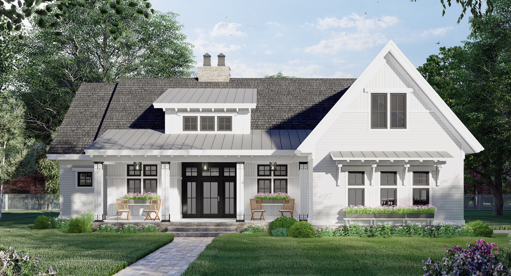 Shadow Brook House Plan-Front Elevation