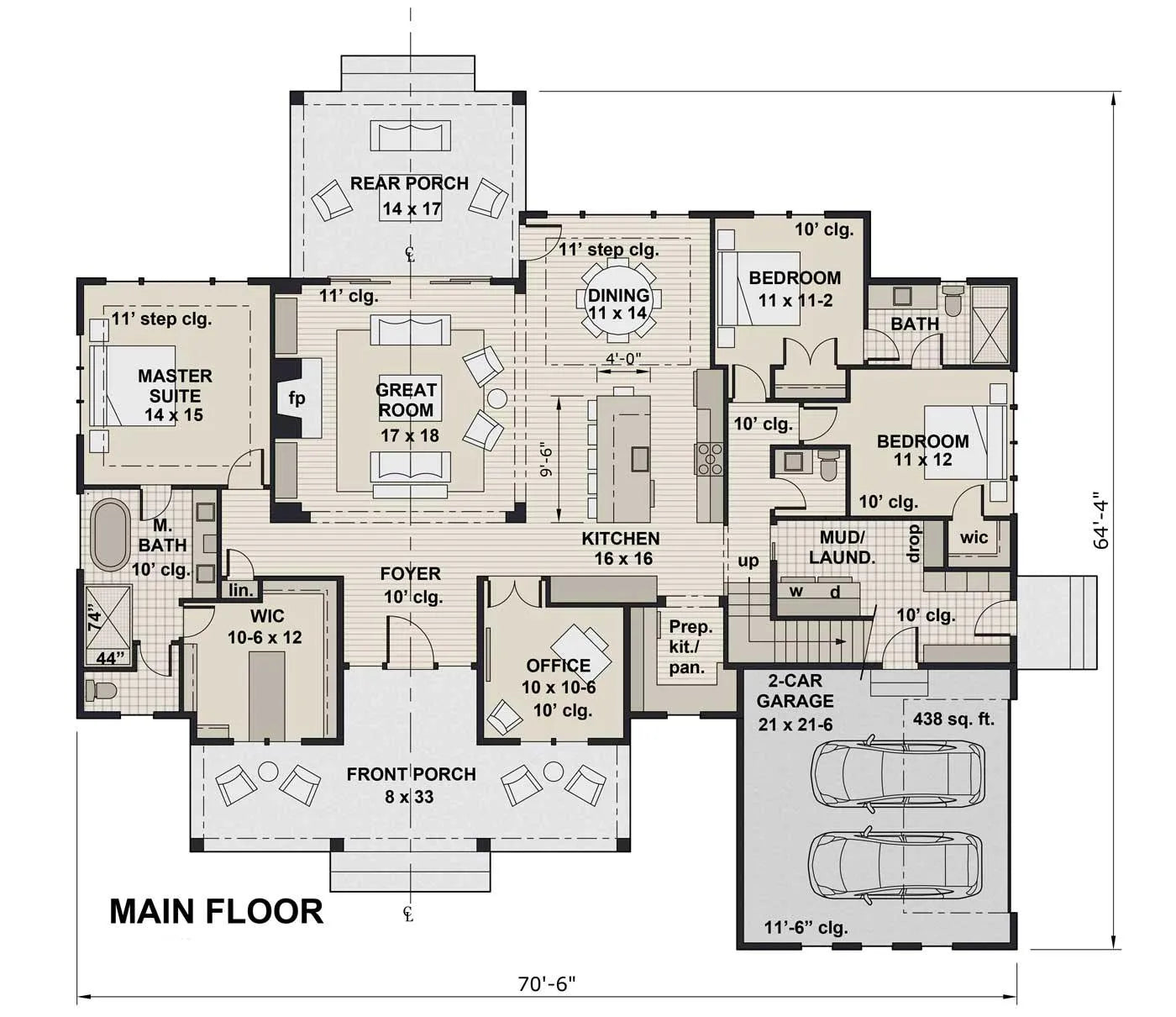 St. Thomas House Plan - Archival Designs House Plans