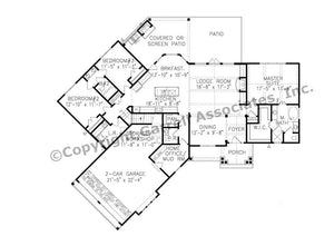 Westbrooks Cottage II-Hip   floor plan